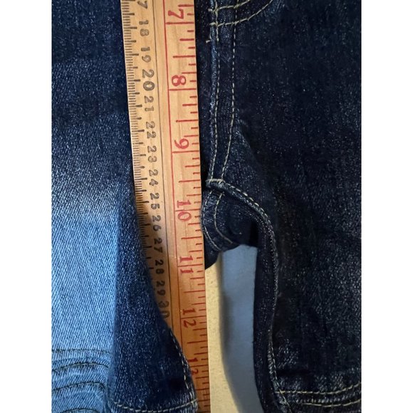 Southpole Blue Moto Skinny Jeans Men 30 x 32 Ribbed Distressed Straight Leg - Picture 5 of 11